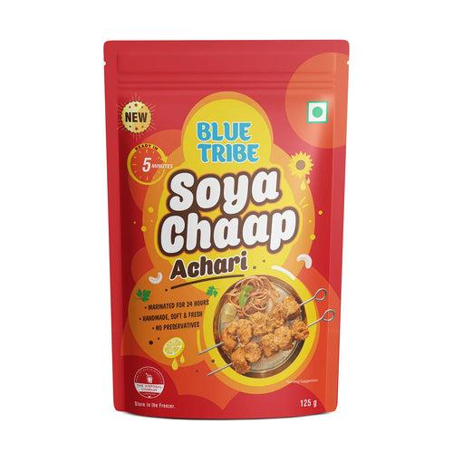 Blue tribe Achari Soya Chaap, 125gm