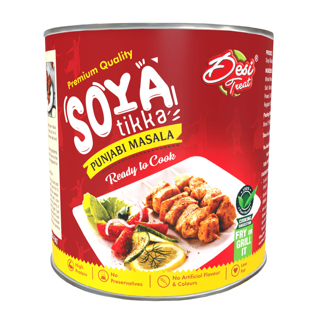 Desi Treat Soya Tikka Punjabi Masala, 800gm