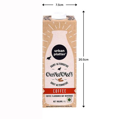 Urban Platter OatWOW Coffee Oat Beverage, 1L [Plant-based Dairy Alternative]