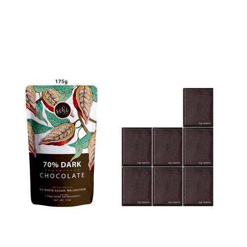 Sihi Chocolaterie 70% Dark Chocolate Bar, 150gm