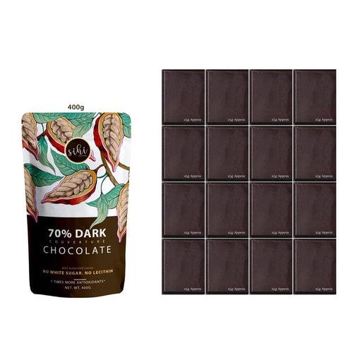 Sihi Chocolaterie 70% Dark Chocolate Bar, 150gm