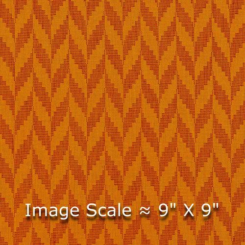 Cotton Jacquard Butti Fanta Orange Colour 43 Inches Width Washed Fabric