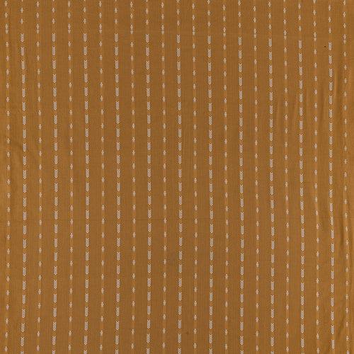 Cotton Jacquard Butti Dark Beige Colour 43 Inches Width Washed Fabric