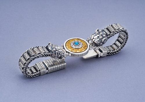 Revolving Zodiacs Dragon Bracelet