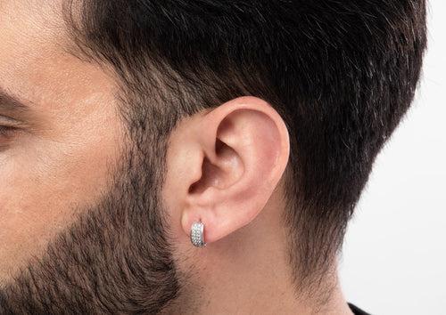 Convex Men's Hoop Earring (1 Pc Only)