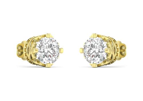 Coronet Solitaire Studs