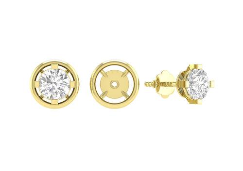 Gold Aureole Round Jewellery Set