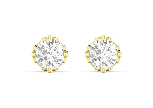 Coronet Solitaire Studs