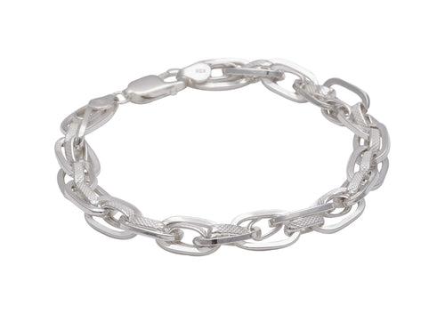 Textured Dual Link Bracelet