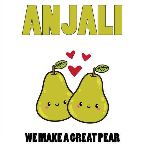 Great Pear © Personalized Towel for Girlfriend