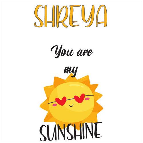 My Sunshine © Personalized Towel for Girlfriend