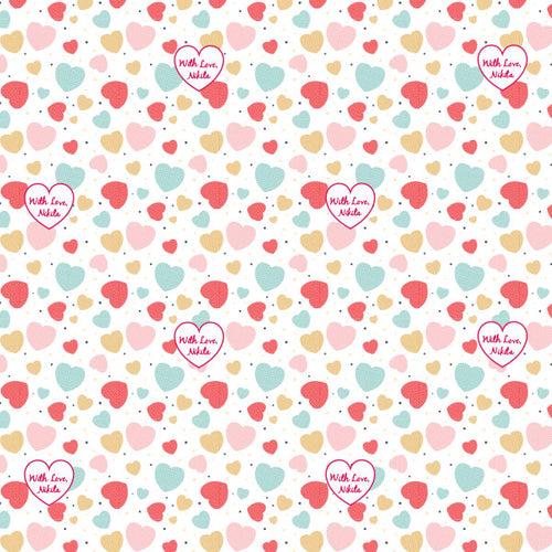 Lots of Love © Personalized Gift Wrapping Paper - 20 Sheets