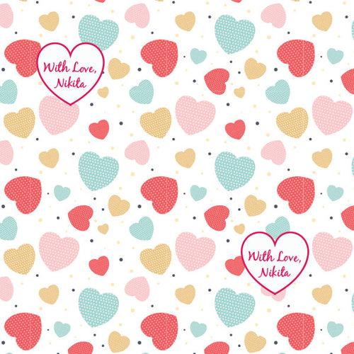 Lots of Love © Personalized Gift Wrapping Paper - 20 Sheets