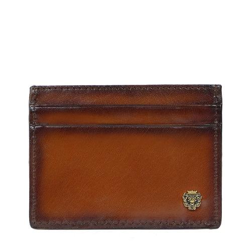 Tan Card Holder (Horizontal & Vertical Card Slots)