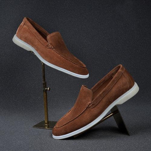 Rustic Finish Yacht Slip-On Shoes