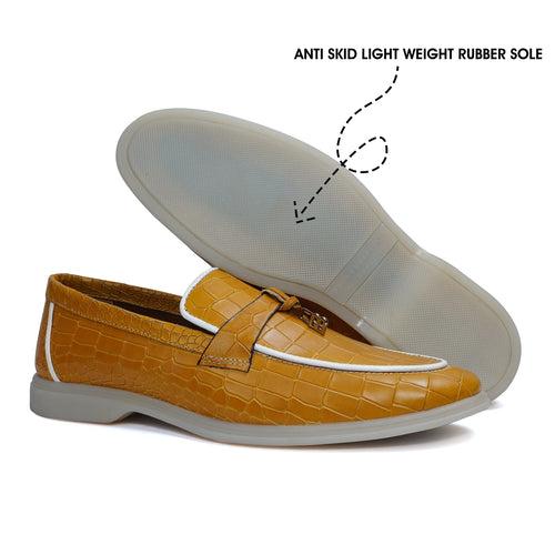 Light Weight Yellow Yacht Shoes