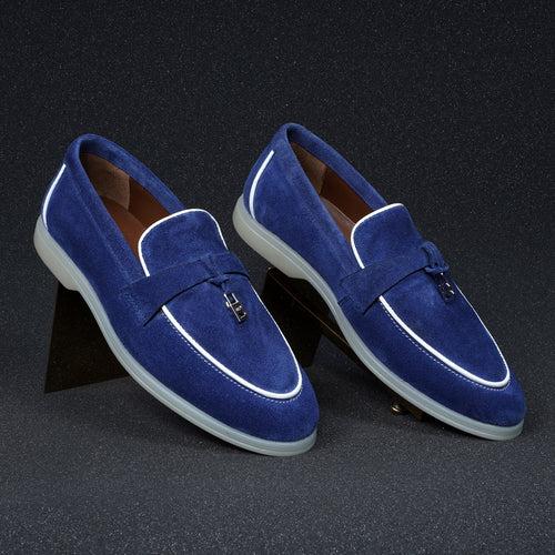 Suede Blue Yacht Shoes