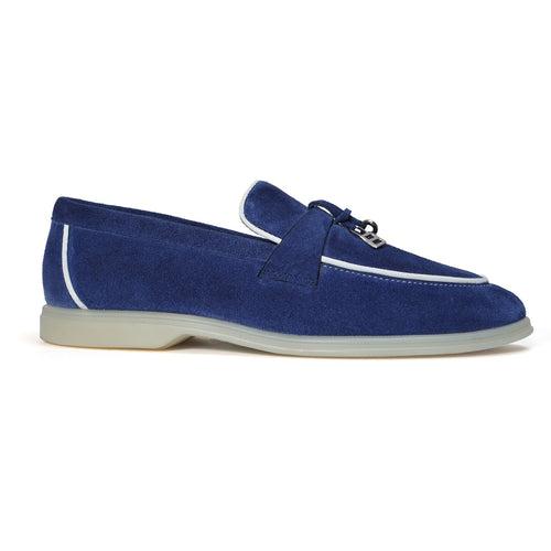 Suede Blue Yacht Shoes