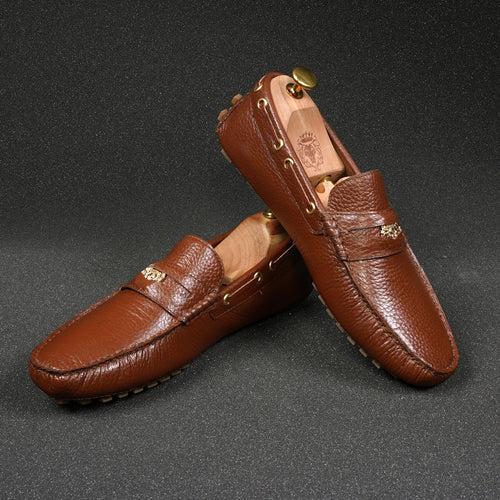 Nubs Driver Tan Penny Loafer