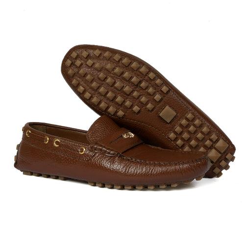 Nubs Driver Tan Penny Loafer