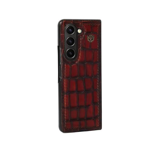 Smokey Finish Tan Mobile Cover for Samsung Galaxy Fold 5