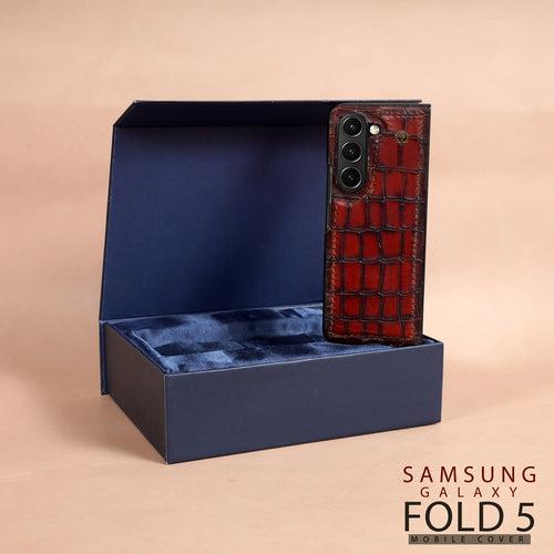 Smokey Finish Tan Mobile Cover for Samsung Galaxy Fold 5