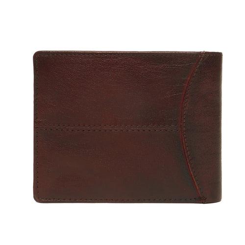 Brown Leather Wallet For Men By Brune