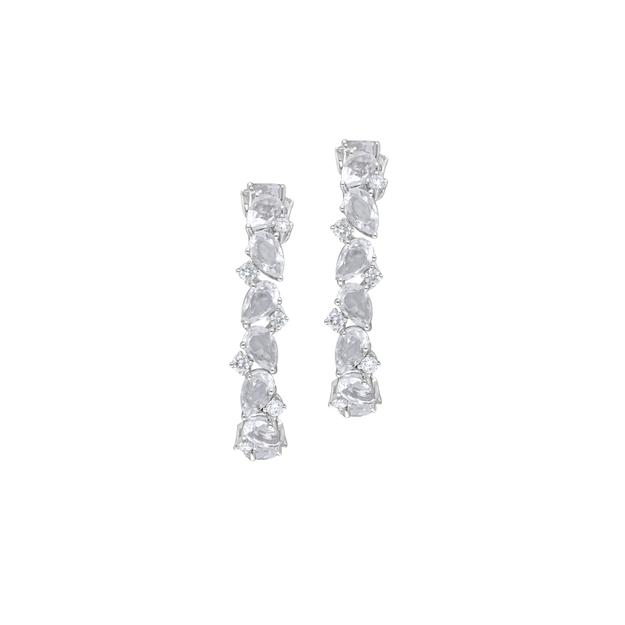 Crystal and Diamond Ear Cuffs