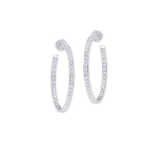 Signature Full Cut Diamond Hoops