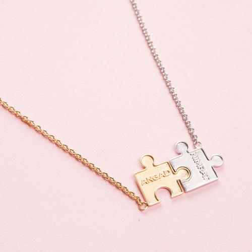 Personalised Puzzle Chain Necklace