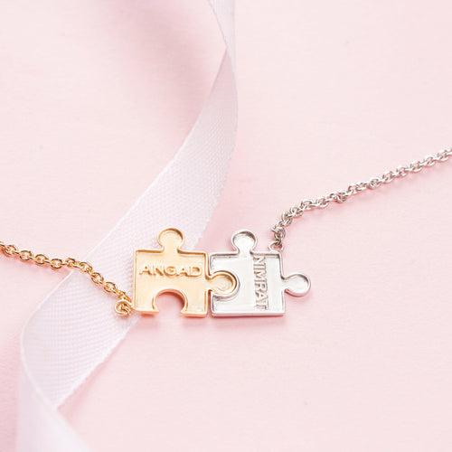 Personalised Puzzle Chain Necklace