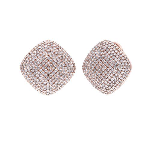 Rose Cut Diamond Studs