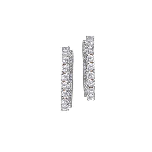 White Sapphire Ear Cuffs