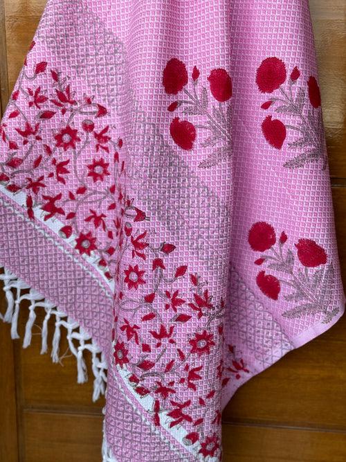 Handblock Print Soft Cotton Towel