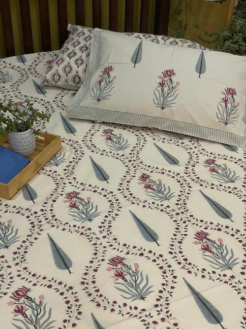 Blockprint Cotton Bedsheet