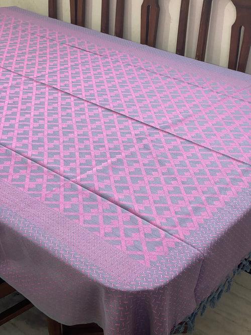 Reversible Woven Cotton Table Cloth 6 Seater (90*60 inches)