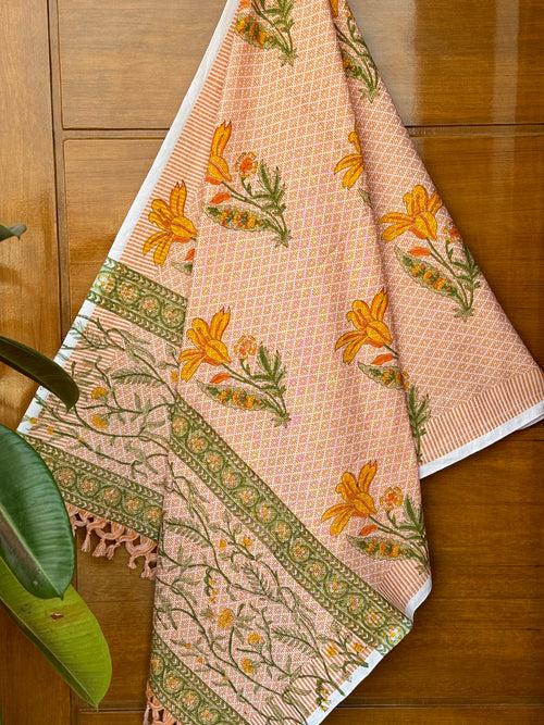 Handblock Print Soft Cotton Towel