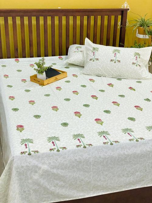 Blockprint Cotton Bedsheet