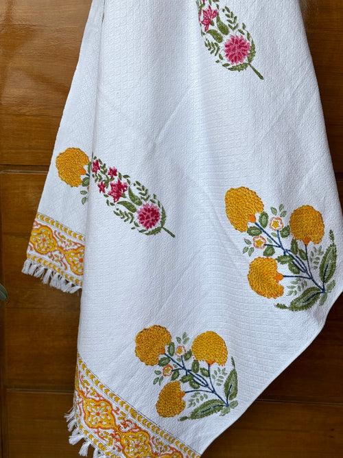 Handblock Print Soft Cotton Towel