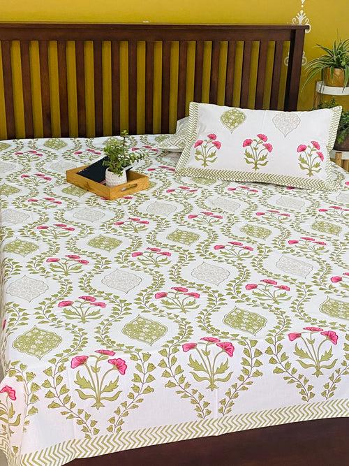 Blockprint Cotton Bedsheet