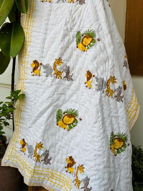 Jungle Safari Quilt Blockprint