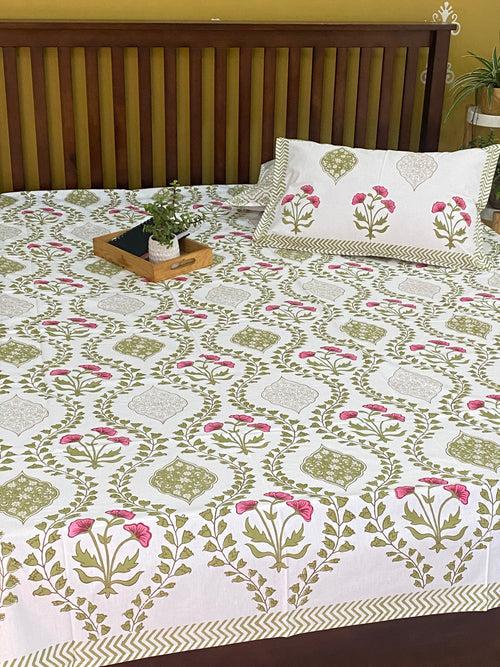 Blockprint Cotton Bedsheet