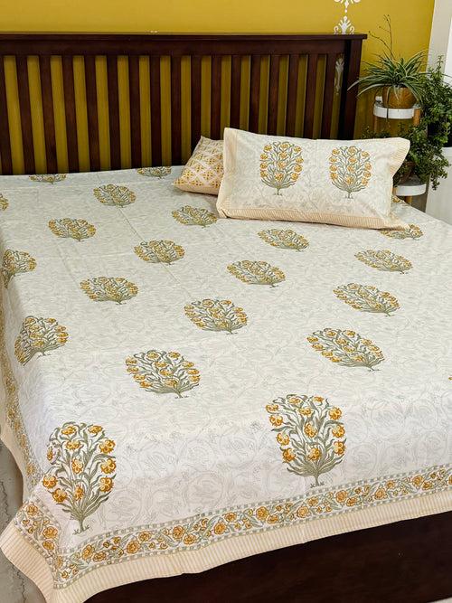 Blockprint Cotton Bedsheet