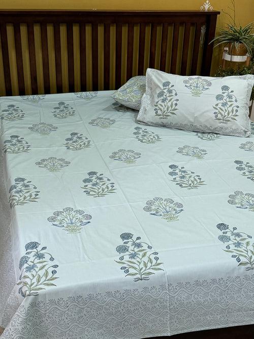 Blockprint Cotton Bedsheet