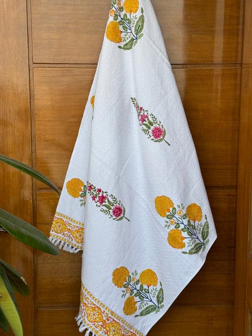 Handblock Print Soft Cotton Towel