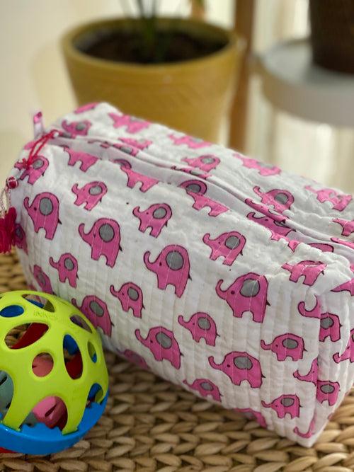 LARGE Multipurpose Quilted Pouch/ Bag