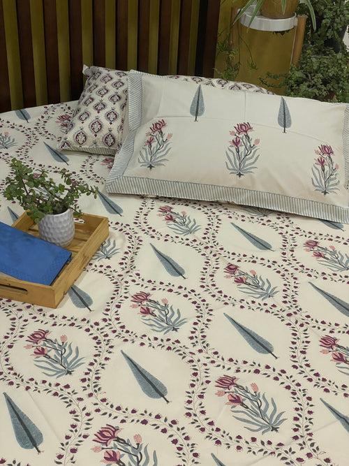 Blockprint Cotton Bedsheet