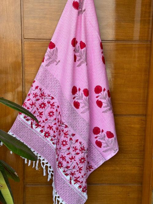 Handblock Print Soft Cotton Towel