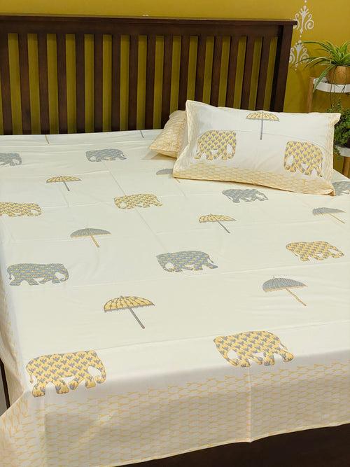 Blockprint Cotton Bedsheet