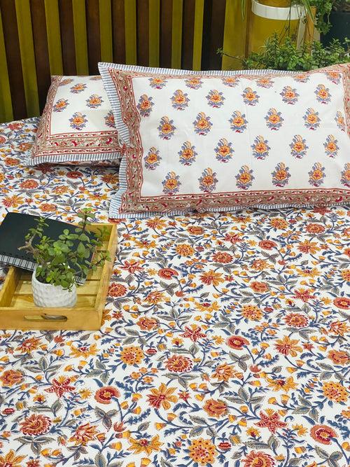 Blockprint Cotton Bedsheet